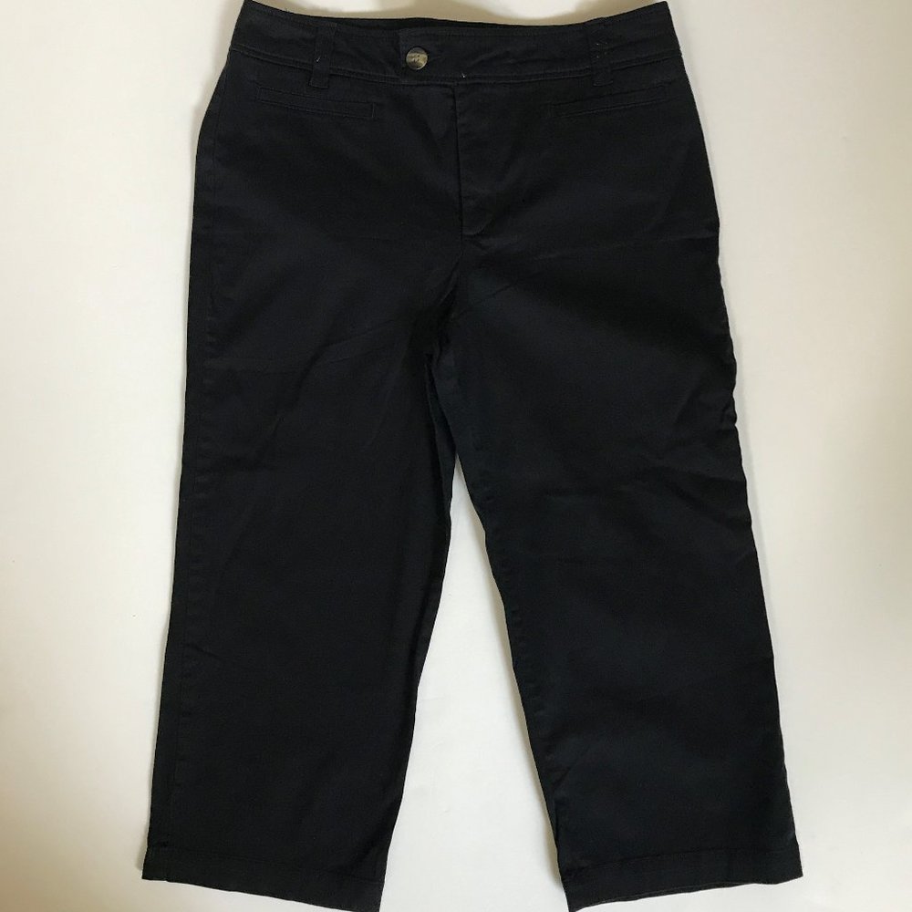 Black Jean Cropped Pant 12